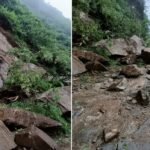 केदारनाथ यात्रा पर अस्थायी रोक: भैरवनाथ मंदिर के पास गिरे भारी बोल्डर, श्रद्धालुओं से आगे न बढ़ने की अपील